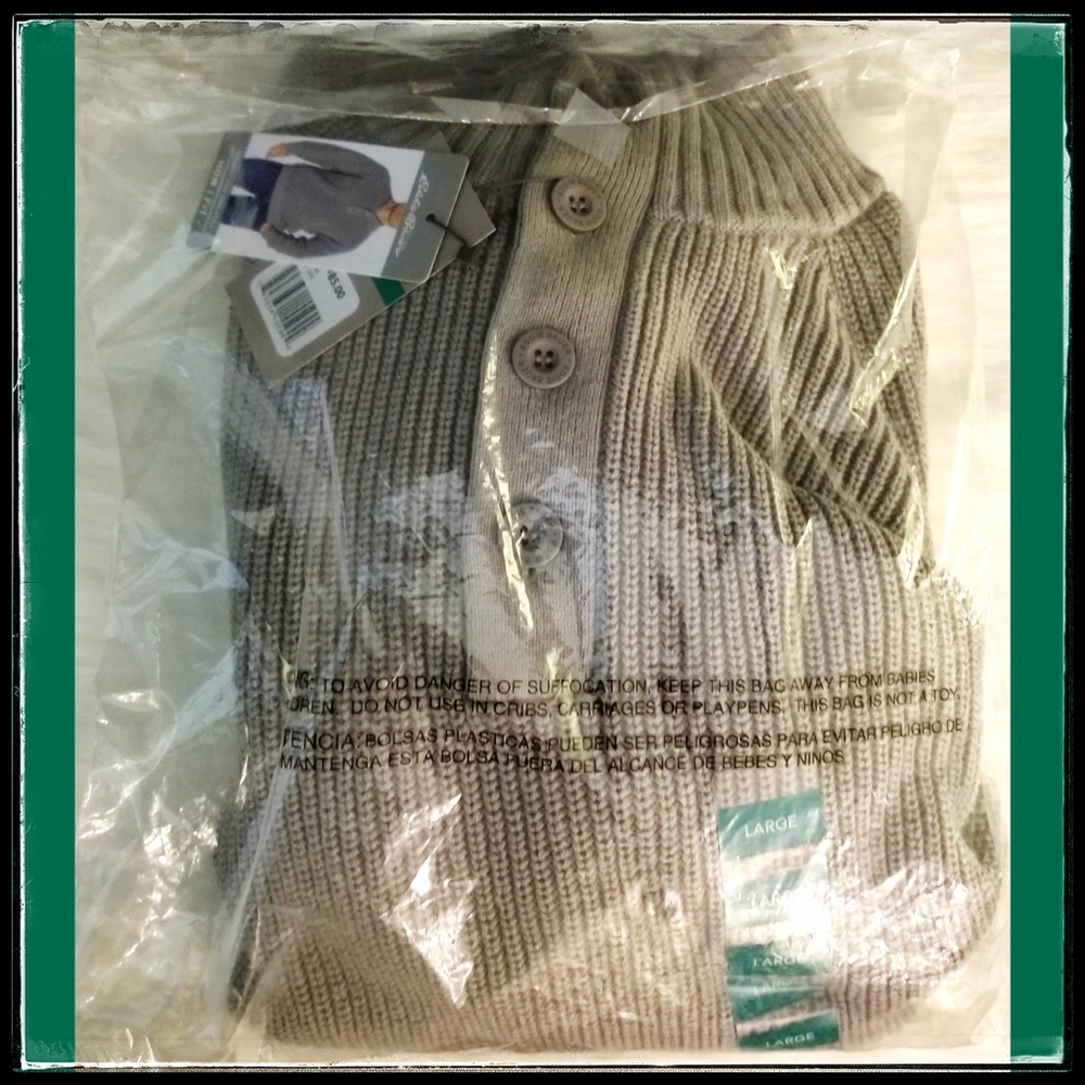 Eddie Bauer*Mens Grey Pullover Sweater - Picture 4 of 10